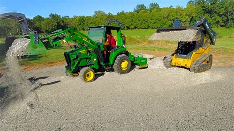 tractor or skid steer for driveway maintenance|lpgs for tractor driveway maintenance.